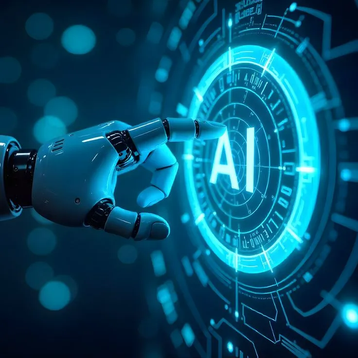 People collaborating on an AI-related research and evaluation project